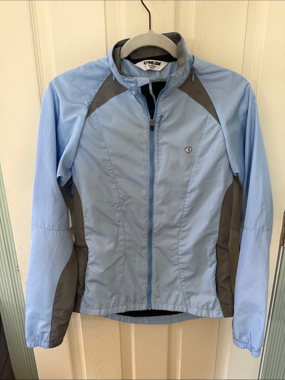 Pearl Izumi Light Blue and Gray Women's Cycling Jacket